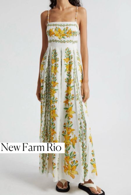 Farm Rio dress
Dress

Summer outfit 
Summer dress 
Vacation outfit
Vacation dress
Date night outfit
#Itkseasonal
#Itkover40
#Itku