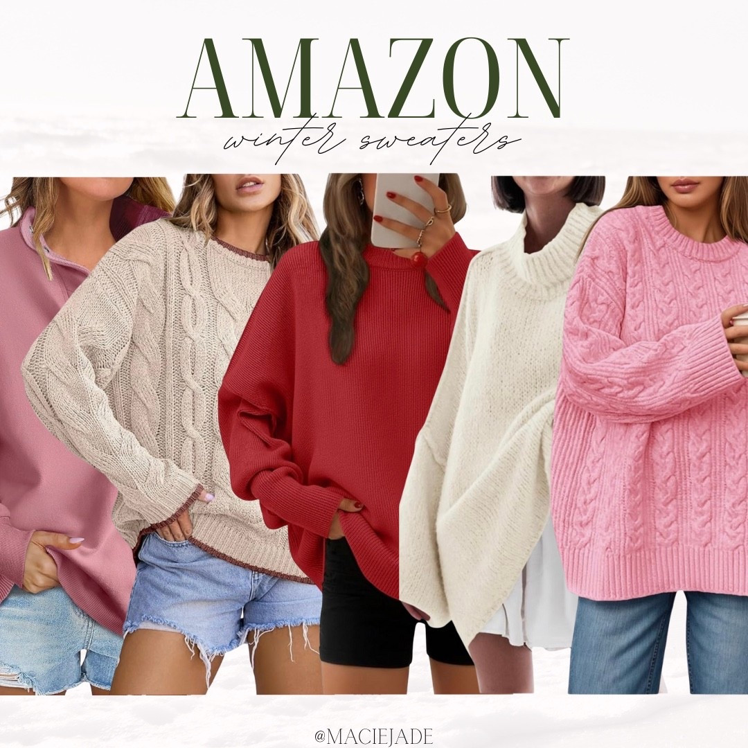 Amazon Winter Sweaters!❄️😍 winter sweaters, cozy sweaters, seasonal sweaters, winter sweaters for women, women’s sweaters

#LTKFindsUnder50 #LTKSeasonal #LTKMidsize