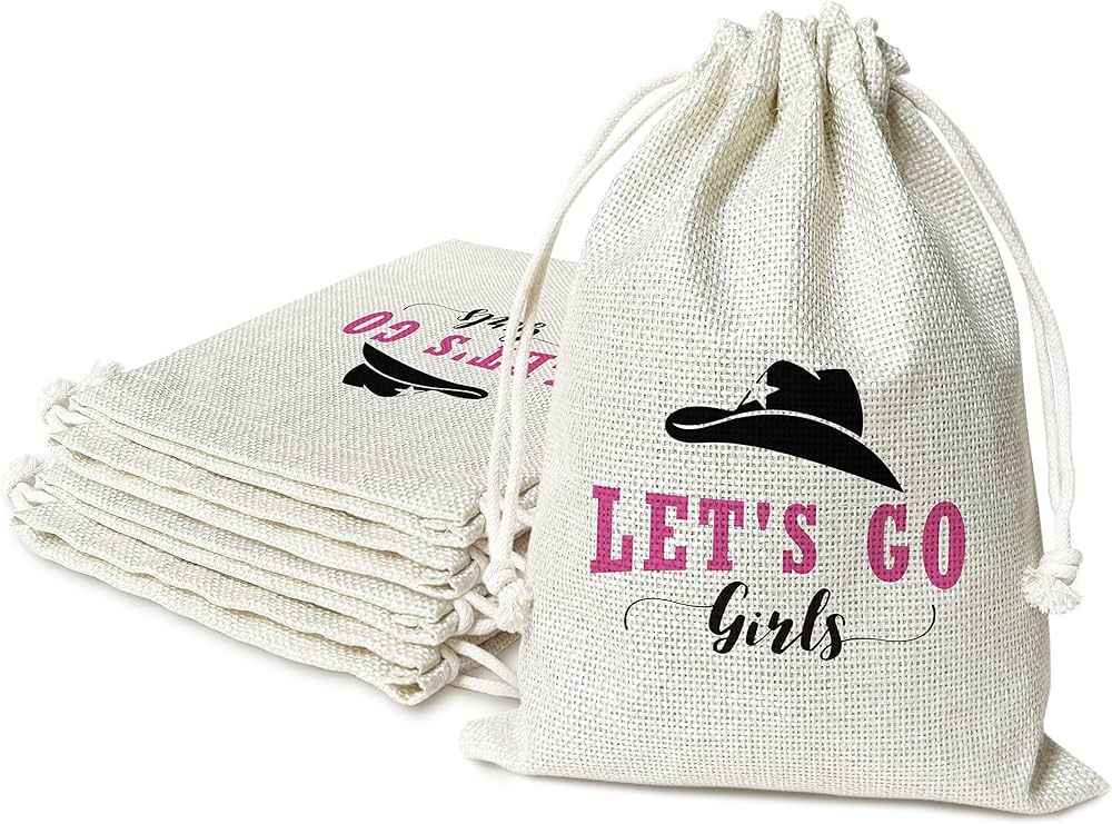 Hangover Kit Bags, Let's go Girls With Drawstring Gift Bag, for Bridal Shower, Wedding, Travel, B... | Amazon (US)