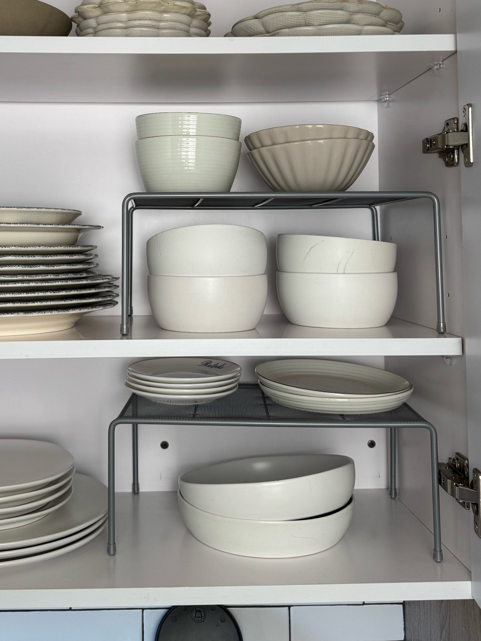 Kitchen cabinet shelves for organization 

#LTKHome