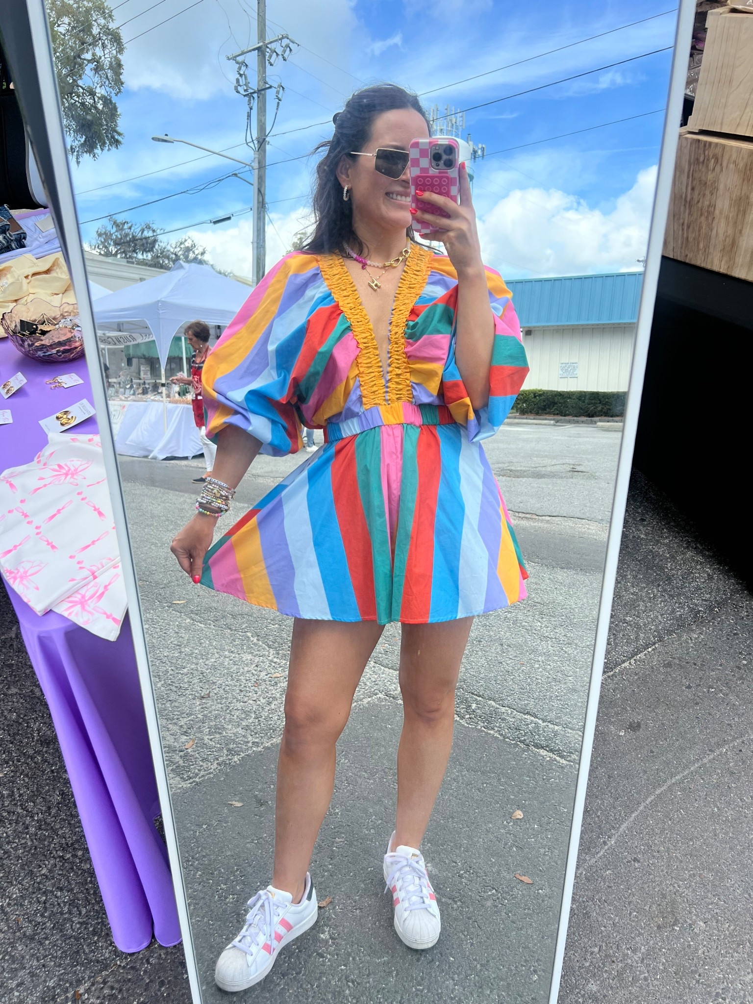Striped romper was a hit!!!! 

#LTKStyleTip #LTKFindsUnder50 #LTKSeasonal
