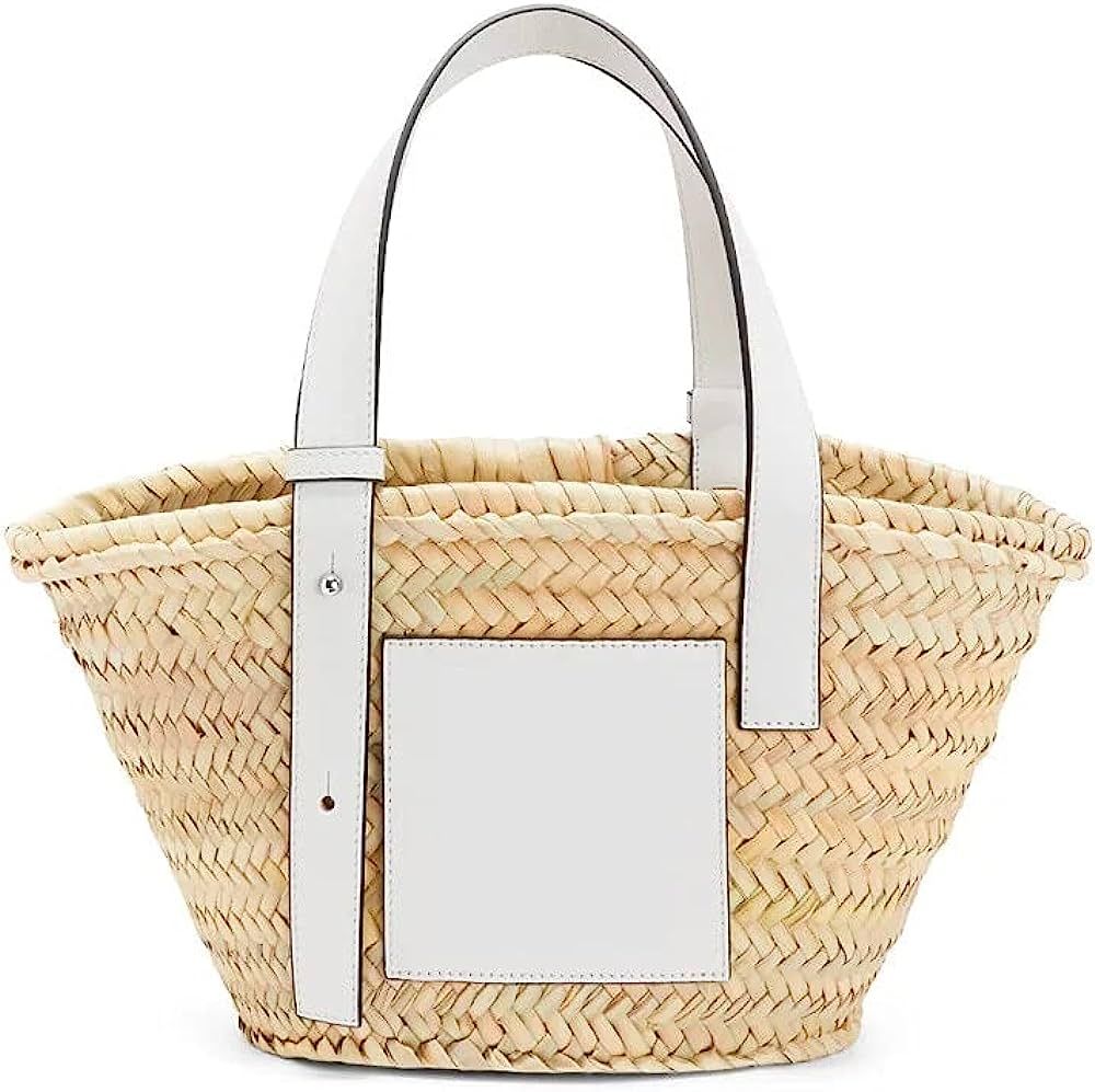 LIANYG Woman's Straw Bag Beach Bag Straw Bags Women Summer Handbag Travel Palm Basket Tote Carryc... | Amazon (UK)