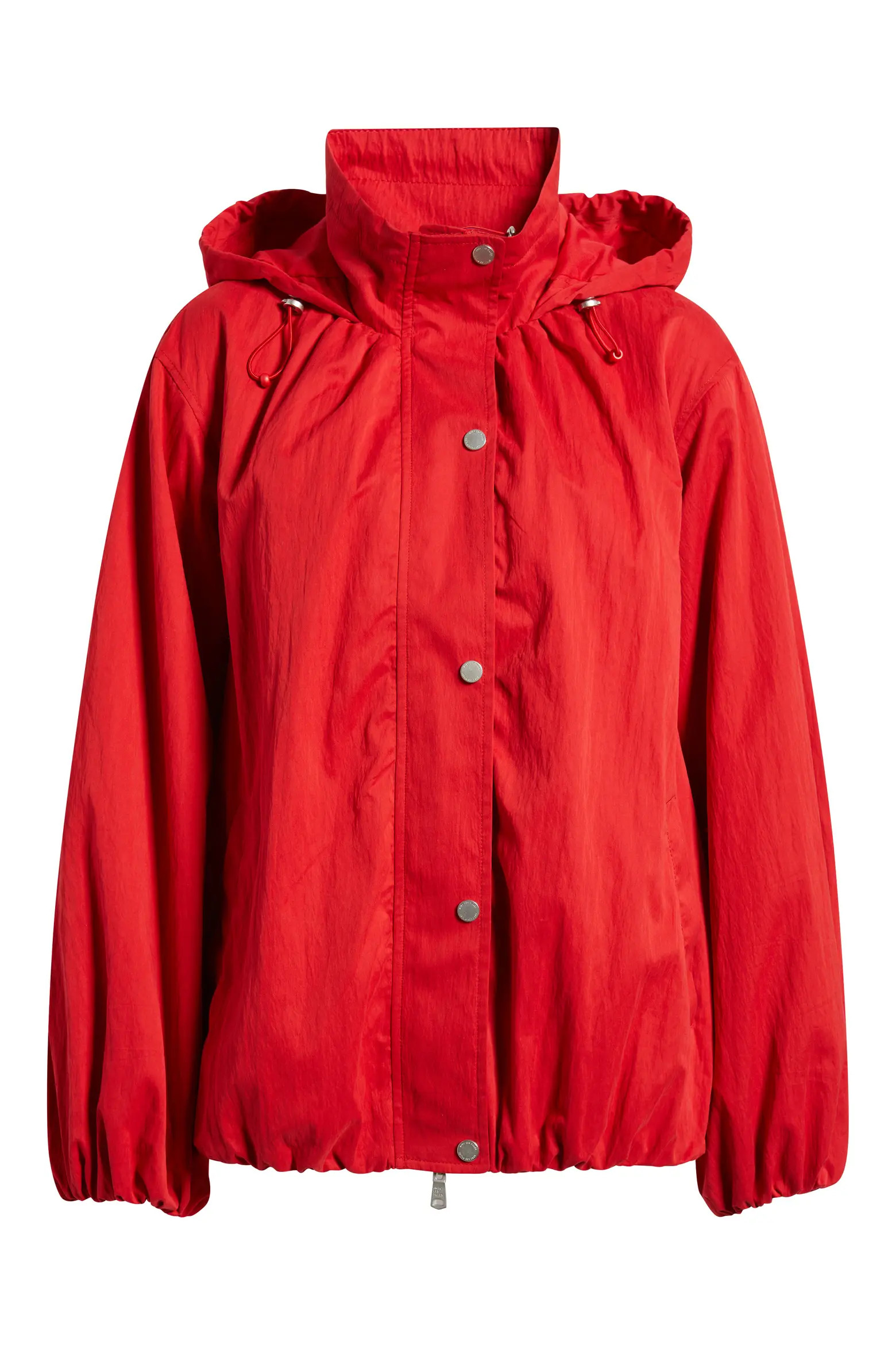 Balloon Hem Hooded Windbreaker Jacket (Women) | Nordstrom | Nordstrom