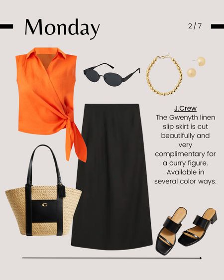 I wear a size large in the skirt. It is linen so I prefer the fit to be on the loose side  

#LTKmidsize #LTKsalealert #LTKstyletip