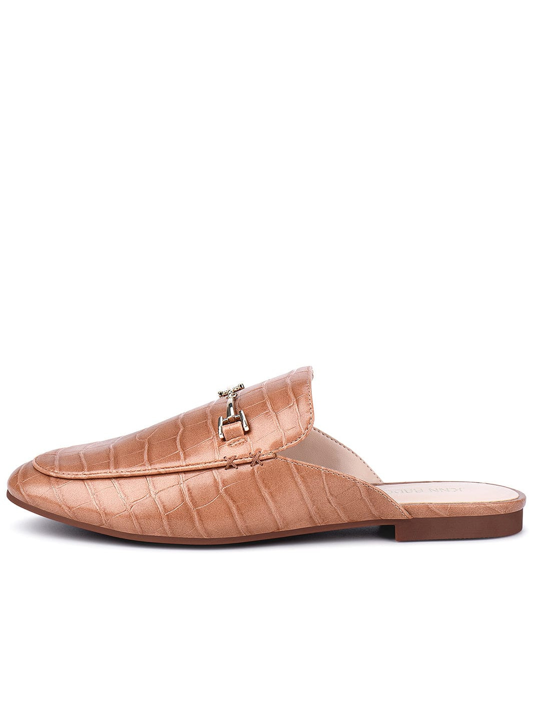 JENN ARDOR Women Smooth Artificial Leather Flat Mules | JENN ARDOR