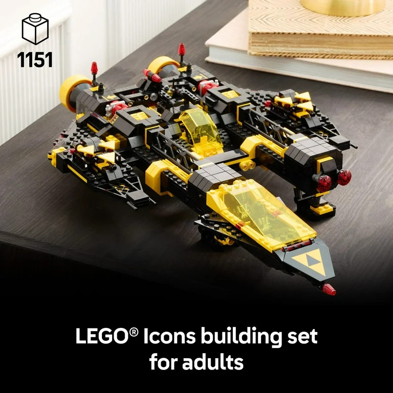 LEGO Icons Blacktron Renegade - DIY Kit for Adults 18+ - Building Blocks for Men and Women - Gift... | Walmart (US)