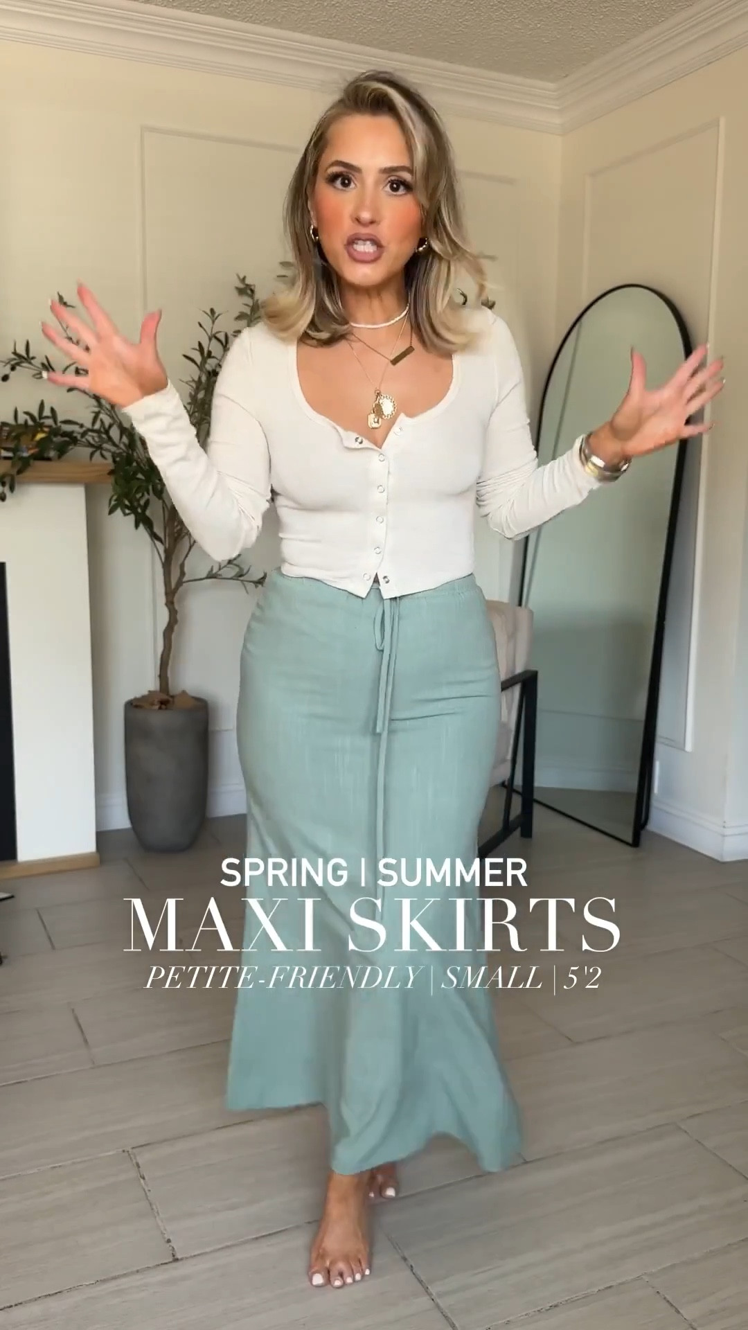 Spring/Summer maxi skirts 🤍

#LTKgrwm #LTKootd #LTKPetite