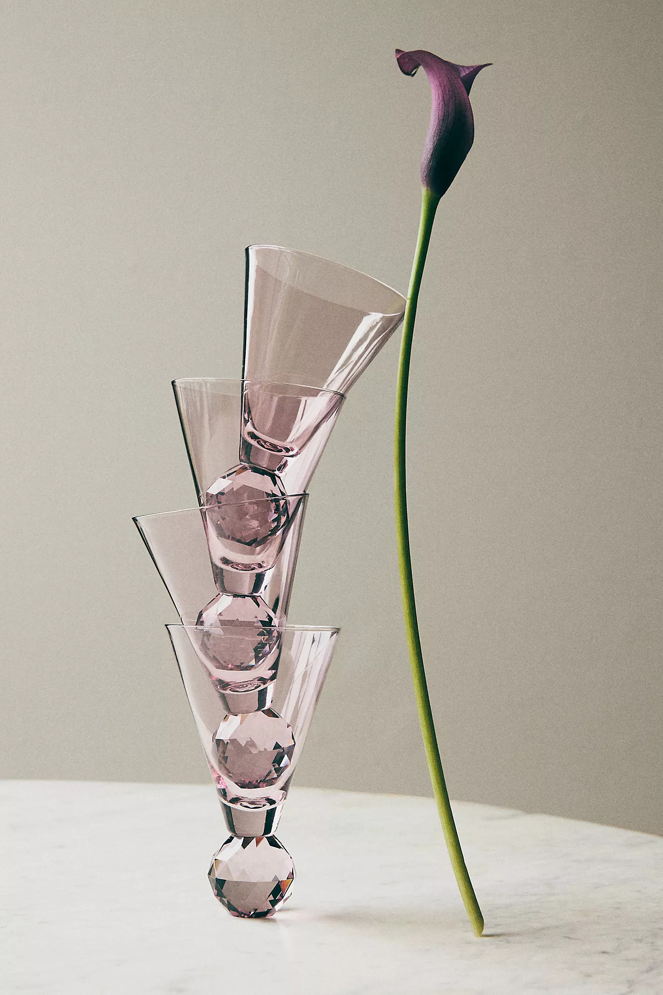 Gemma Martini Glasses, Set of 4 | Anthropologie (US)