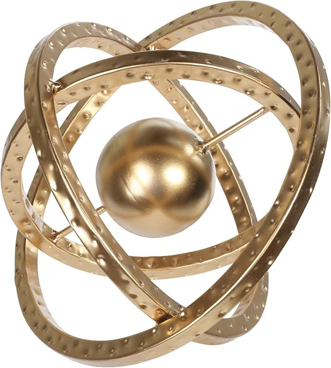 Urban Trends Collection Metal Home Decor, Sphere Tangled with Ball in The Middle, Metallic Decor ... | Amazon (US)