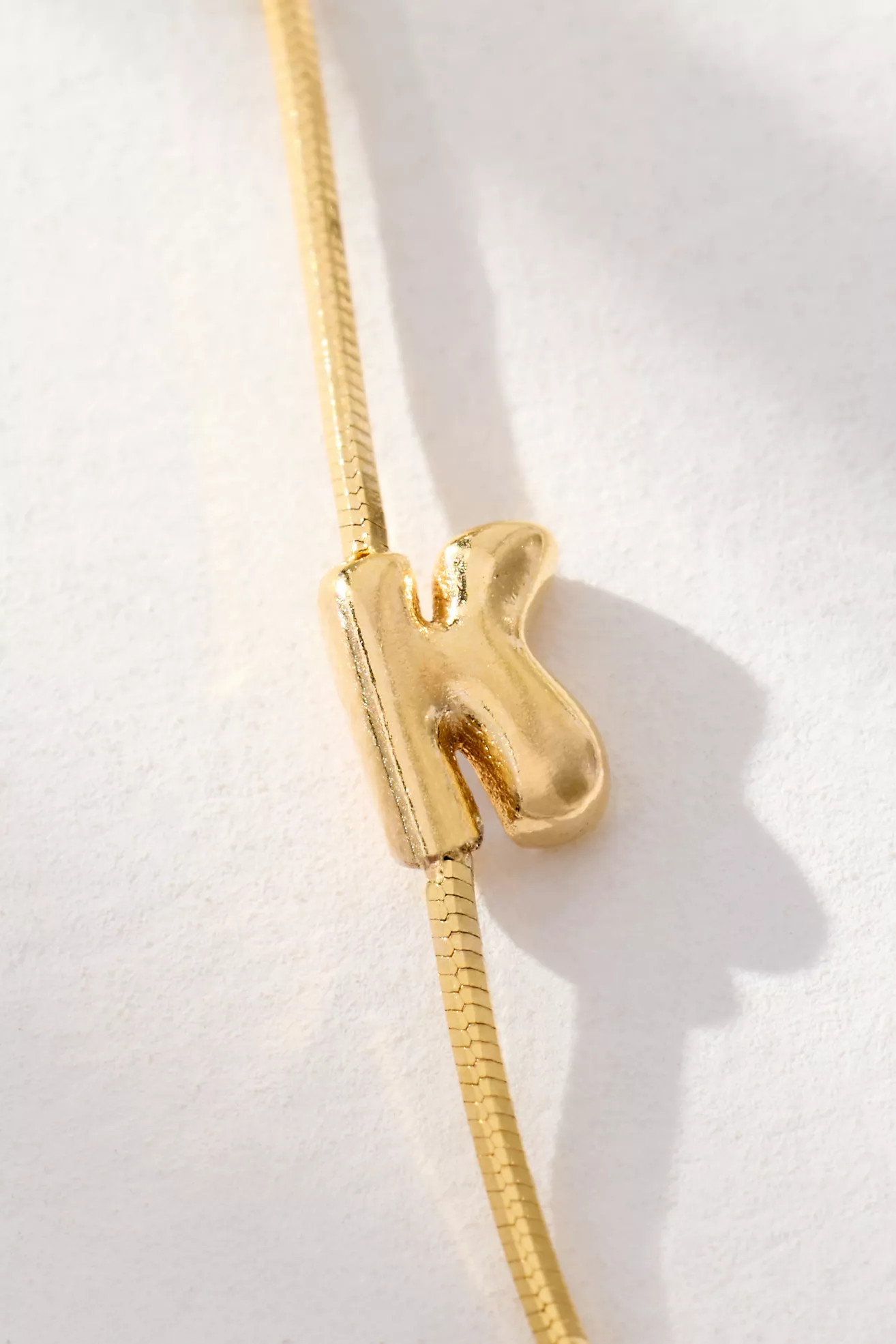 Barely There Bubble Monogram Necklace | Anthropologie (US)