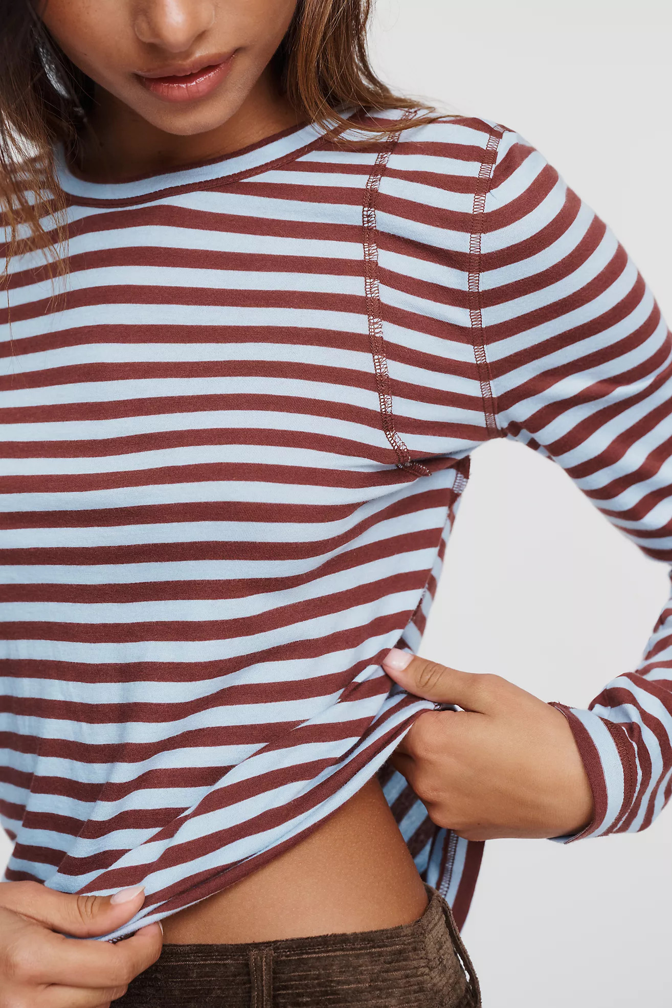 Pilcro Teddy Cotton Modal Tissue Tee | Anthropologie (US)