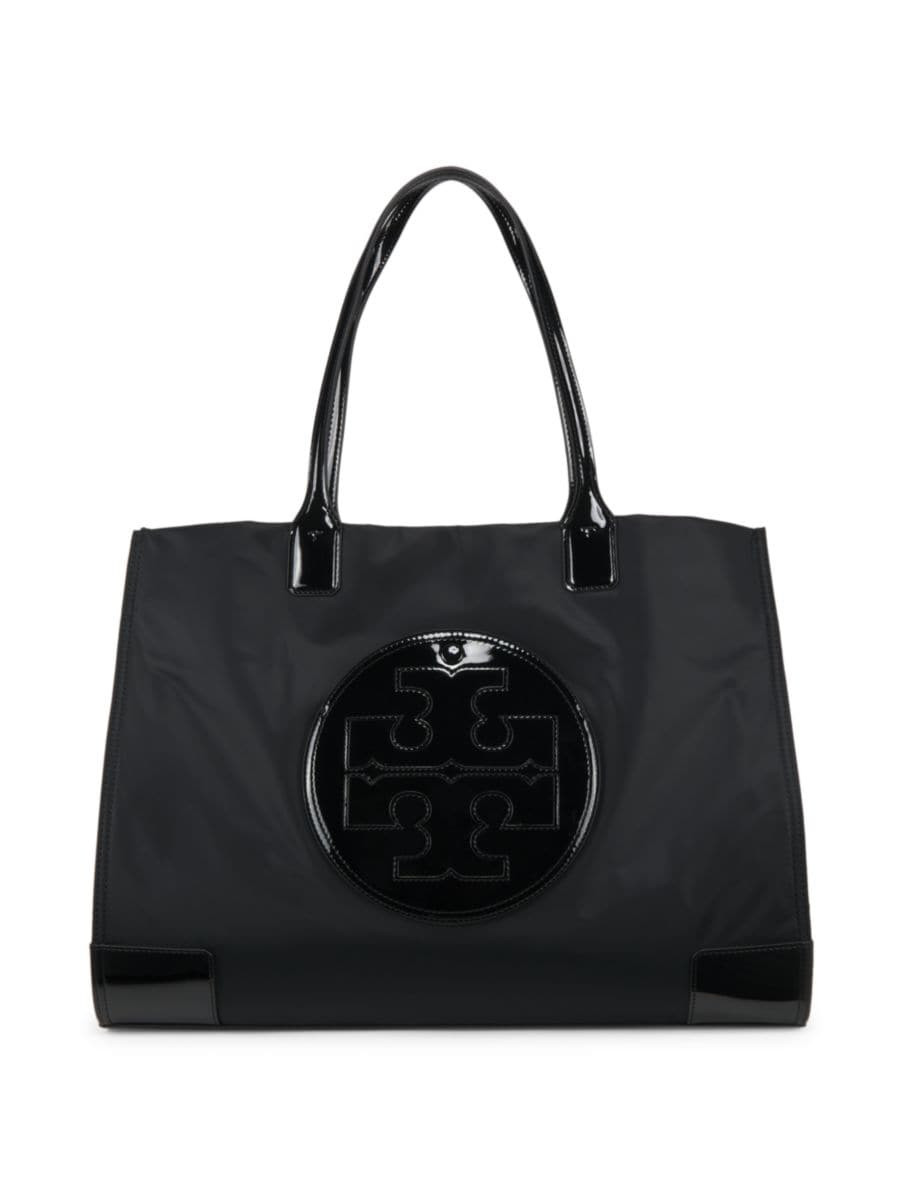 Ella Patent Logo Tote Bag | Saks Fifth Avenue