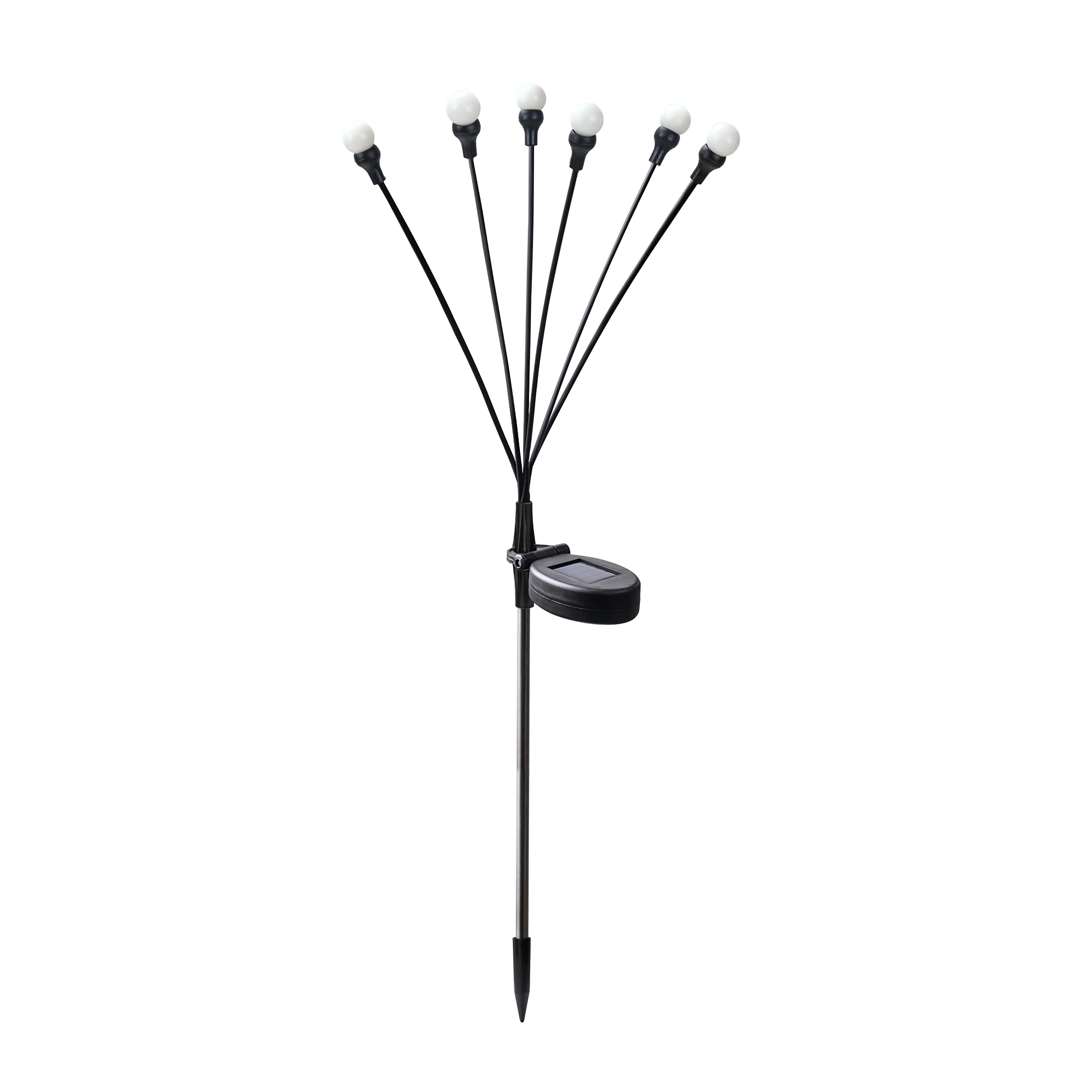 Mainstays Outdoor 6 LED Solar Fairy Lighting Stake, 6.7"W*3.5"D*28.4"H, 0.28 lb weight - Walmart.... | Walmart (US)