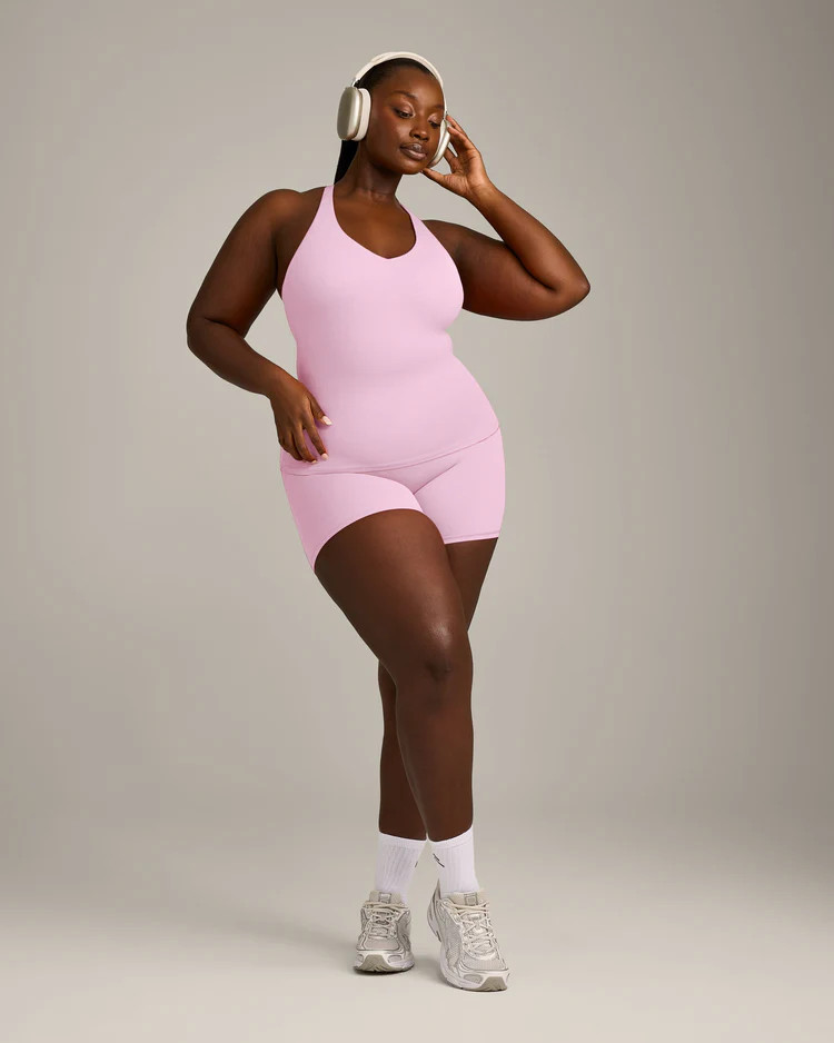 SoftMotion\u2122 Racer Back Tank Top with Built in Bra Shelf with Gray Logo
Chalk Pink | Oner Active (UK / US)