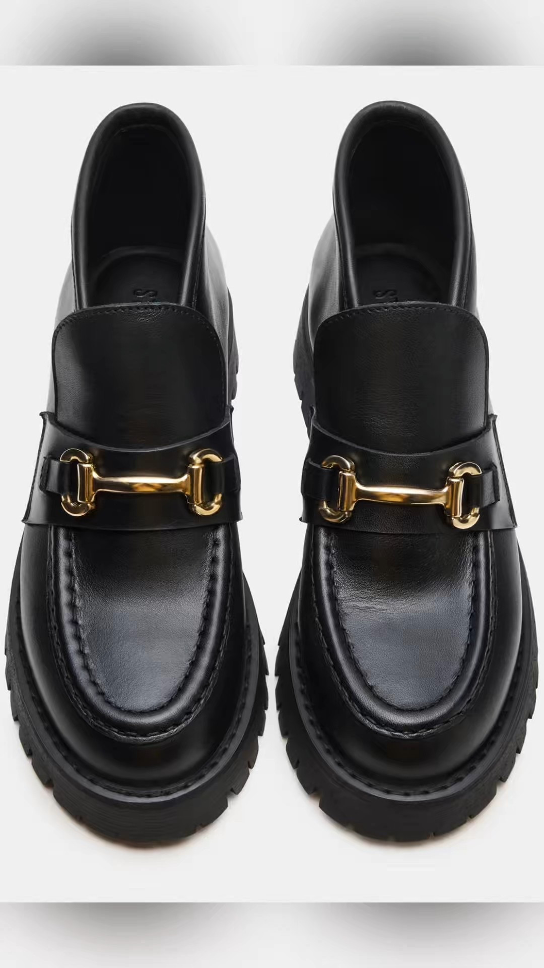 Black leather platform loafer 

#LTKSeasonal #LTKStyleTip #LTKShoeCrush