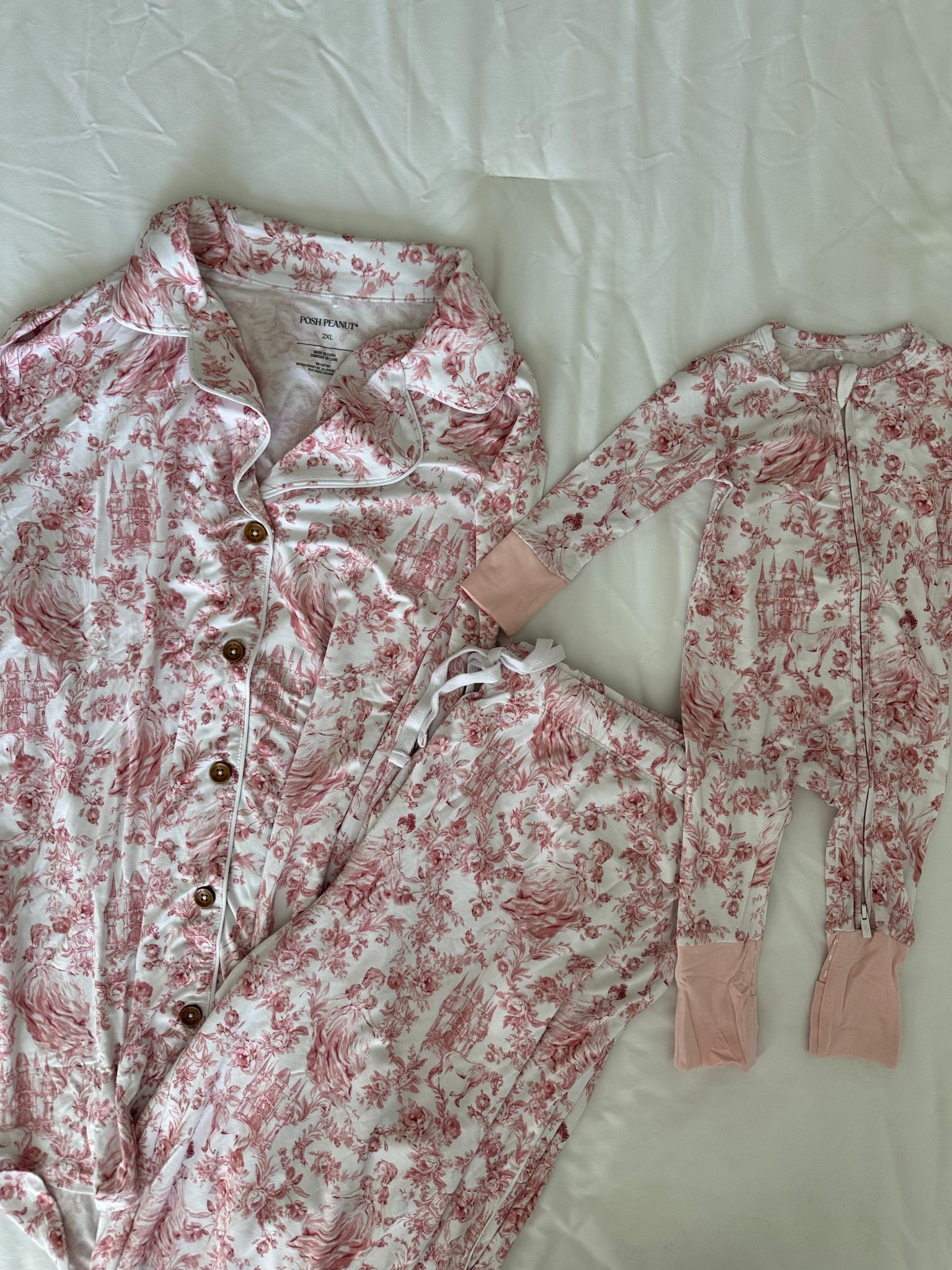 mommy & me pajama set 🌸🤍

#LTKmomlife #LTKBaby