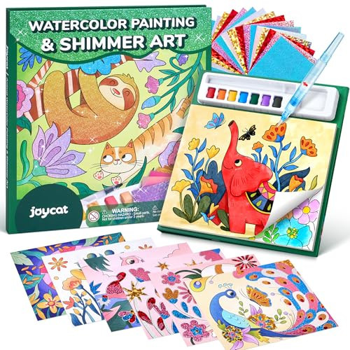 JoyCat Paint with Water Coloring Books, Art & Craft Activity, No Mess Art for Kids Ages 4-8, Craft Kits & Supplies, DIY Creative Activity, Gifts for Girls & Boys (Animals) | Amazon (US)