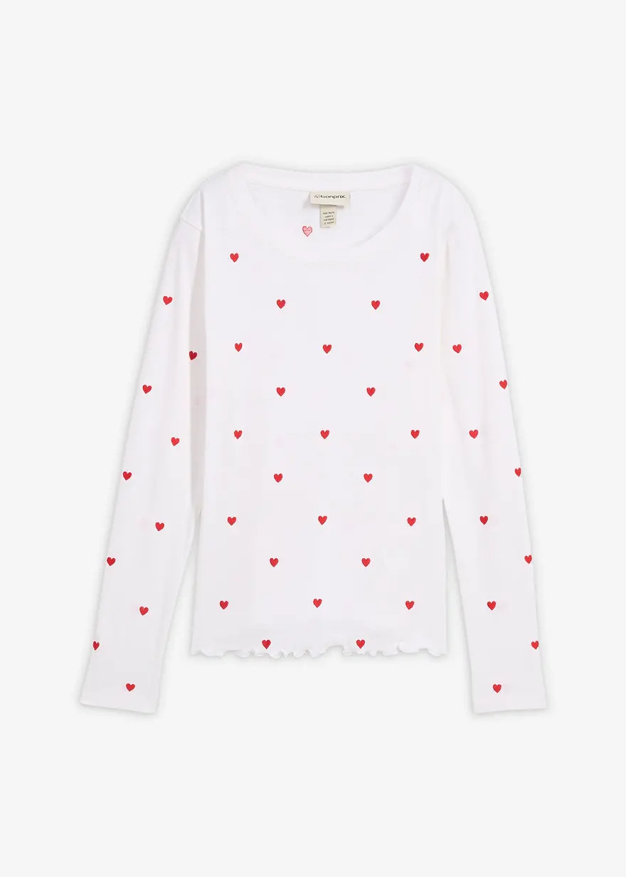 Langarmshirt aus reiner Baumwolle | Bonprix DE