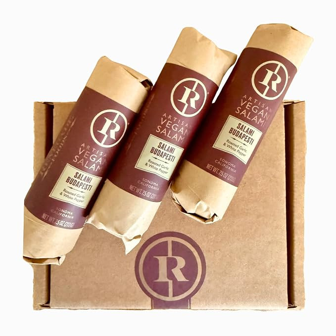 Renegade Foods Artisan Vegan Salami | 3 Pack | Budapesti | High Protein, Low Sugar, Seitan, Non-G... | Amazon (US)