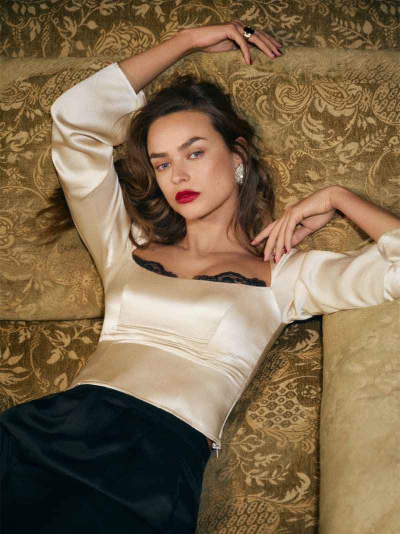 Rita Silk Top | Reformation (Global)