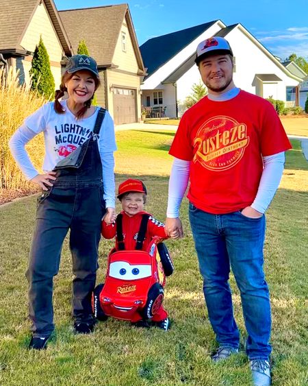 Cars inspired Halloween family costume. Mom as the Pit Crew, Dad as Mack truck & our toddler as Lightning McQueen! 



#LTKfamily #LTKkids #LTKSeasonal