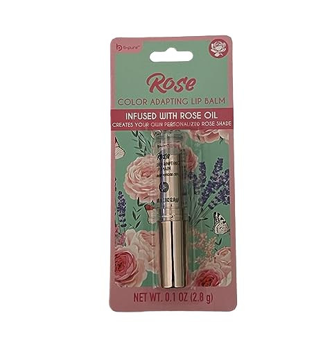 b.pure Tinted Rose Oil Lip Balm in Clear | Amazon (US)