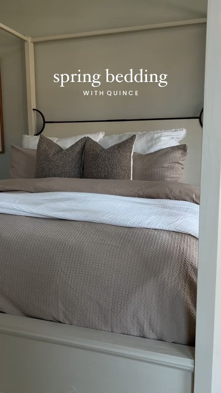 Quince Spring Bedding 🛌💛 | luxurious, airy, & cozy! 

Waffle Duvet Set | color sand
Bamboo Sheets | color white
Airy Cotton Gauze Blanket | color white

#LTKhome #LTKSeasonal