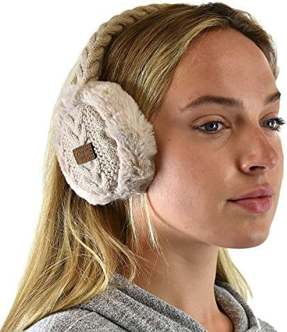 C.C Soft Winter Warm Adjustable Headband Ear Warmer Earmuffs | Amazon (US)