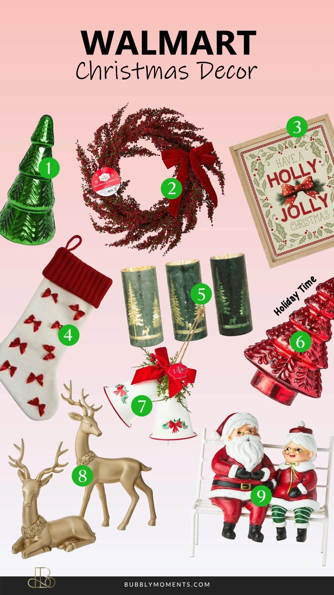 Transform your home into a cozy Christmas wonderland with these beautiful holiday décor finds from Walmart! 🎄✨ Whether you’re refreshing your living room, adding festive touches to the dining area, or creating a magical entryway, these pieces will help you set the perfect holiday vibe. I love how easy it is to mix and match styles—classic red and green, neutral winter whites, modern glam, or rustic farmhouse. From ornaments and garlands to wreaths, tabletop accents, and holiday lighting, these picks make decorating so fun and effortless. If you’re looking for inspiration for your tree, mantel, or shelves, save this post to come back to when you’re ready to style your space. 🎁✨
#LTKHome #LTKHoliday #LTKStyleTip #ChristmasDecor #HolidayHomeDecor #ChristmasInspo #HolidayInspiration #ChristmasStyle #FestiveFinds #HolidayHome #WalmartFinds #WalmartHome #ChristmasVibes #HolidayAesthetic #WinterDecor #HomeDecorInspo #HolidaySeason #DeckTheHalls #ChristmasMagic #CozyHomeDecor 

 