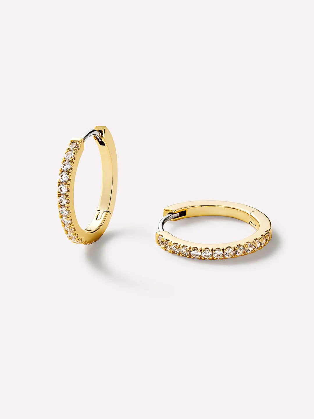 Pave Huggie Hoops Medium | Ana Luisa