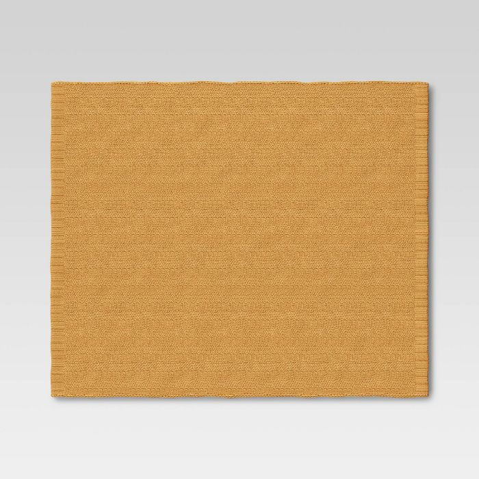 Striped Chenille Knit Throw Blanket - Threshold™ | Target