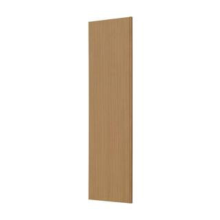 Avondale/Leyton 24 in. W x 90 in. H Refrigerator End Panel in White Oak | The Home Depot
