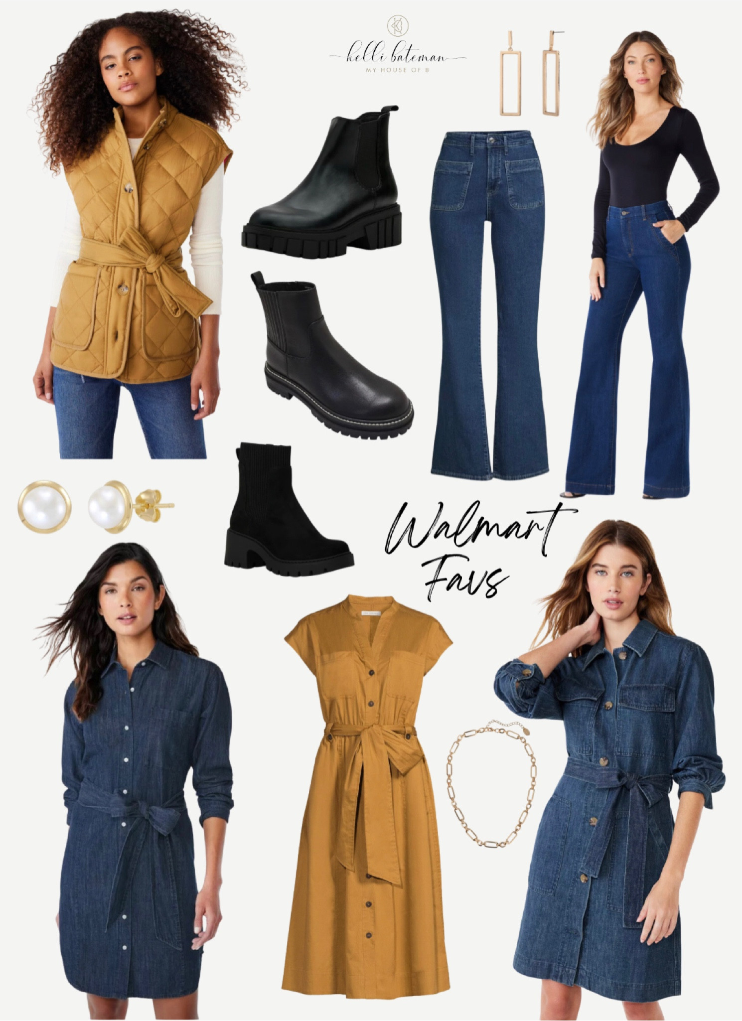 Denim & Mustard Yellow=Total Fall Vibes 🤩 I am loving all these fun Fall options from @walmartfashion. #WalmartPartner

#LTKstyletip #LTKFind #LTKSeasonal