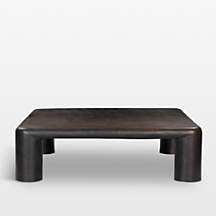 Targon Bronze Aluminum 55" Indoor/Outdoor Square Coffee Table | Crate & Barrel | Crate & Barrel