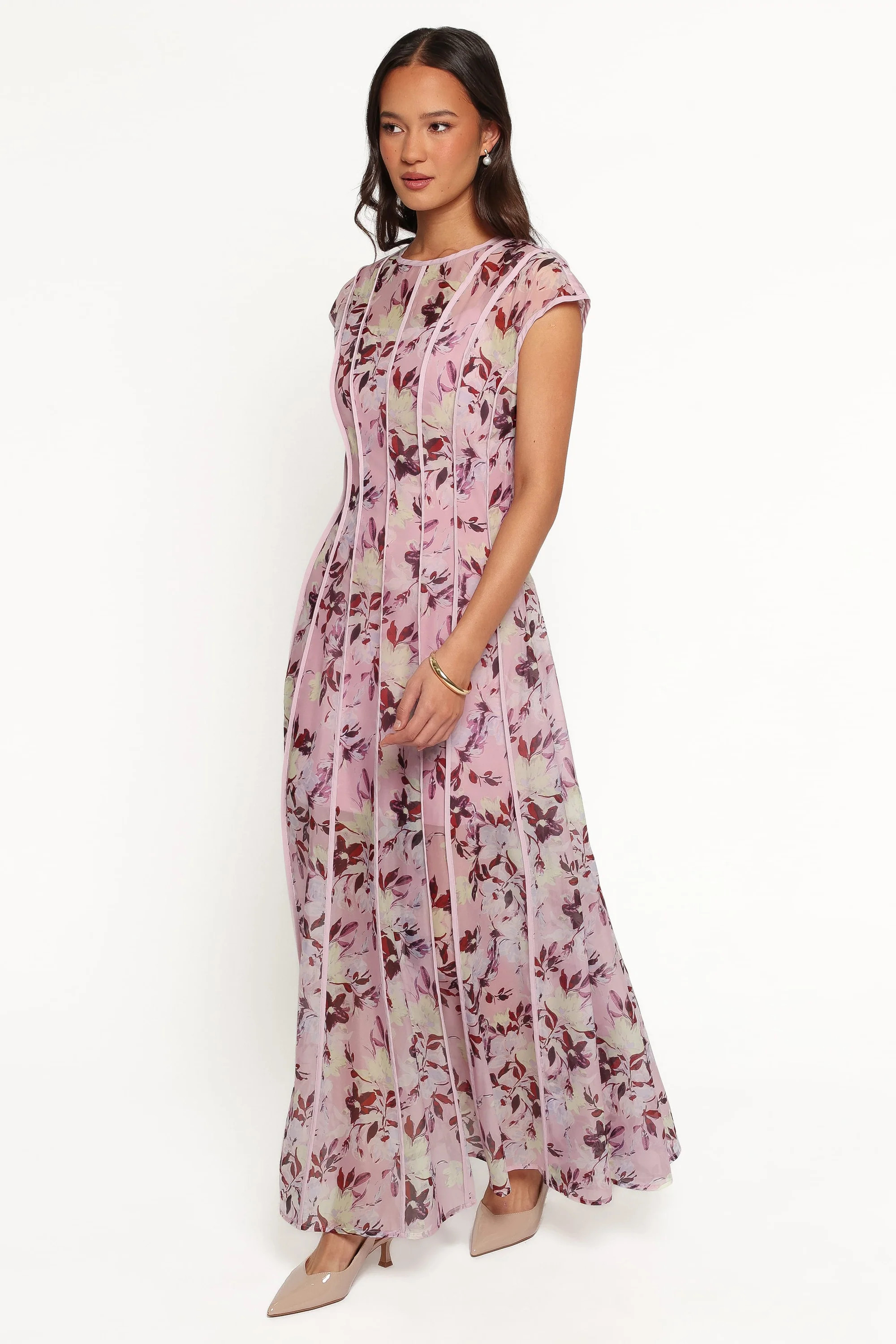 Livio Maxi Dress - Lilac Floral | Petal & Pup (US)