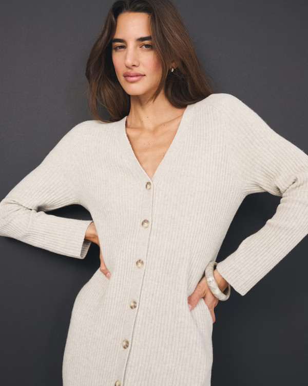 Women's  Duster Maxi Sweater Dress | Women's Dresses & Jumpsuits | Abercrombie.com | Abercrombie & Fitch (US)