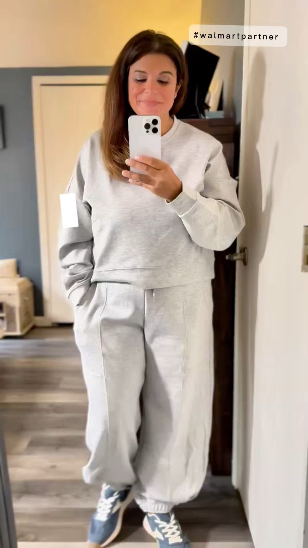 
#walmartpartner Barrel leg pants—yes or no? 👀
Tried on the Scoop Scuba Knit Barrel Pants and matching cropped crewneck from Walmart, paired with my retro-inspired Time & Tru sneakers (SO comfy btw). I love how cozy this set is, especially just 2.5 weeks postpartum, but I think I might need to size down… or grow a couple inches taller 😂
What do you think—are you on board with the barrel leg trend?
#walmartfashion #walmartstyle #walmart @walmartstyle #ad


#LTKShoeCrush #LTKBaby #LTKFindsUnder50