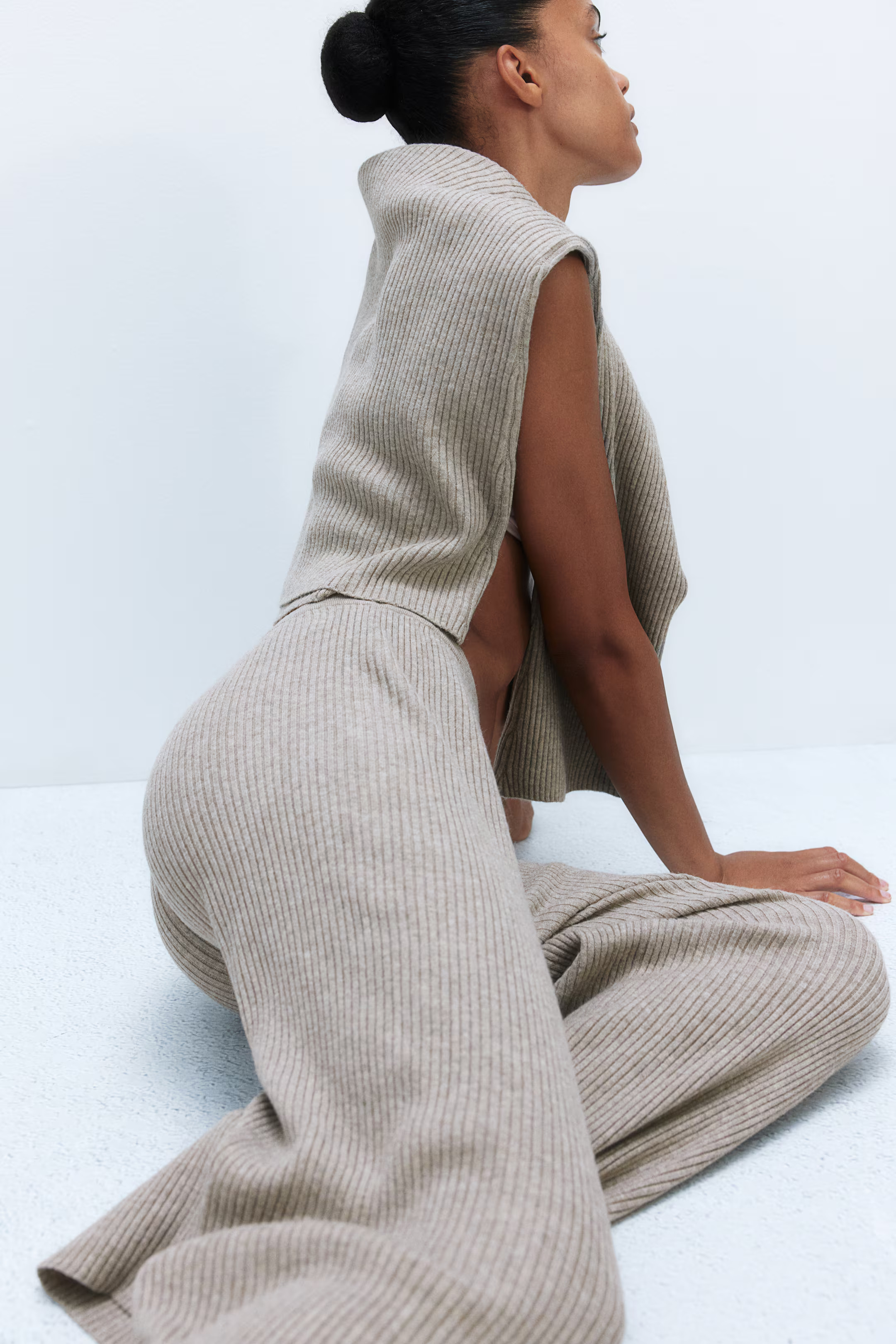 Rib-Knit Pants | H&M (US + CA)