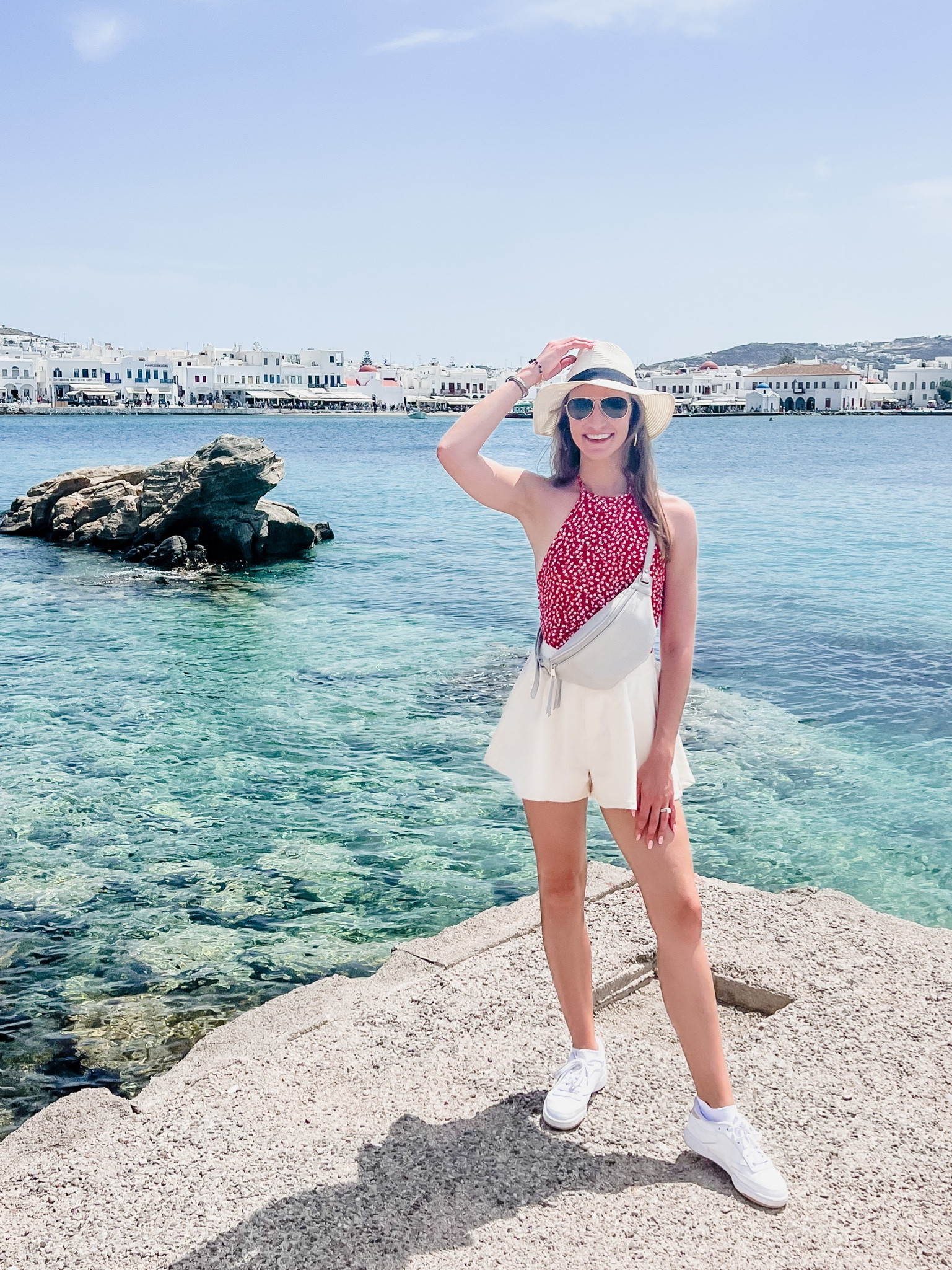 Beach day outfit for an easy walk around look, traveling in Europe!

#LTKtravel #LTKSeasonal #LTKstyletip