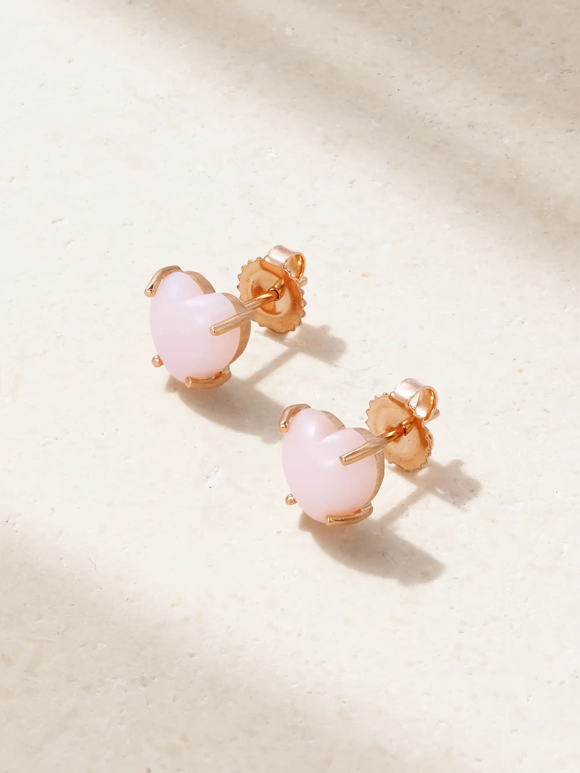 Love 18-karat rose gold opal earrings | NET-A-PORTER (US)