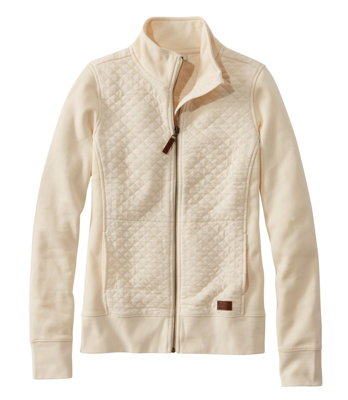 Women's Quilted Full-Zip Sweatshirt | L.L. Bean