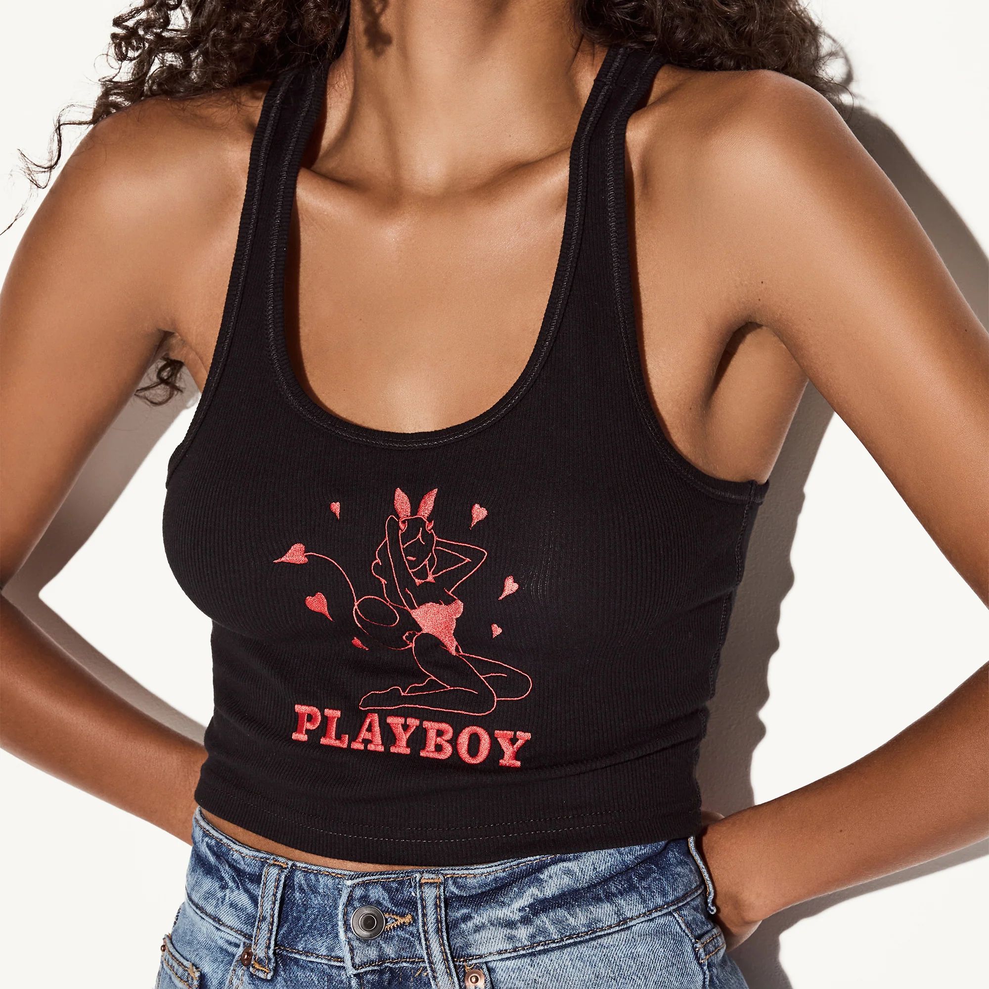 Devil Bunny Racerback Crop | Playboy