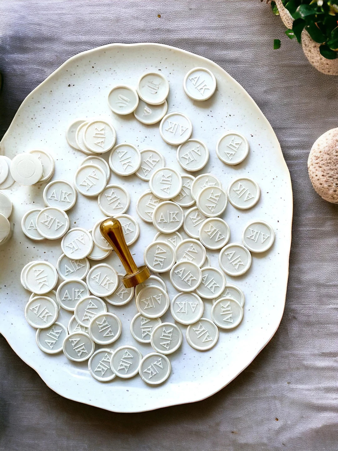 Custom Wax Seals, Personalized Wax Seals Stickers, Monogram Wax Seal Stickers, Self-Adhesive Wax ... | Etsy (US)