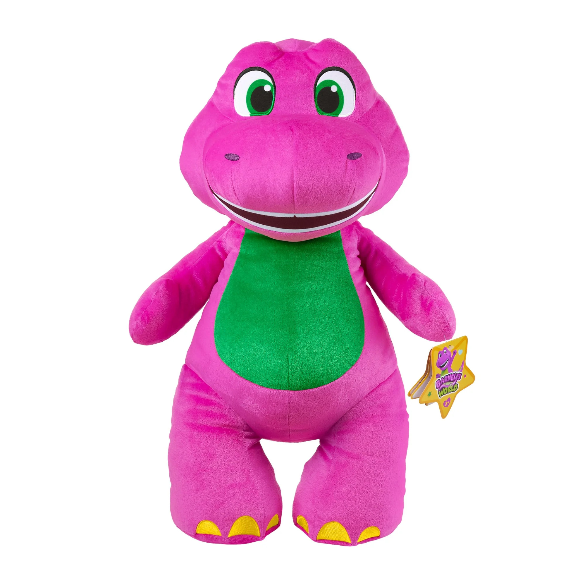 Fisher-Price Barney’s World Jumbo Barney Plush, 26-inch Figure, Large Scale & Soft Texture | Walmart (CA)