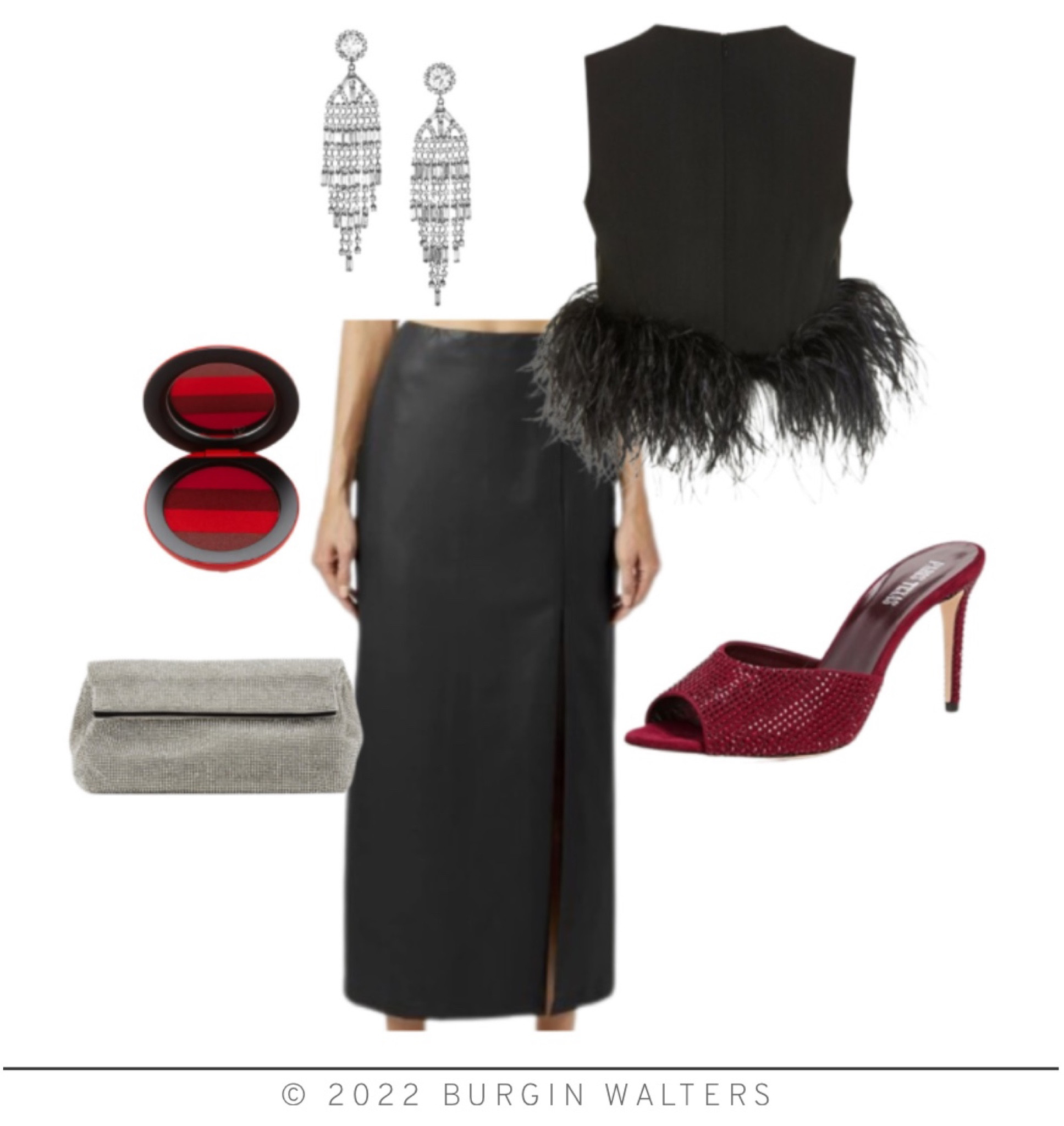 How to style a great basic, the leather skirt, 4 ways!  Option 4 - cocktail party 

#LTKHoliday #LTKstyletip
