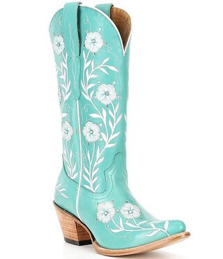 Ariat Women's Romance Floral Leather Tall Western Boots | Dillard's | Dillard's