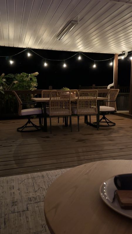 Nighttime patio views! 🤩

#LTKVideo #LTKSeasonal #LTKHome
