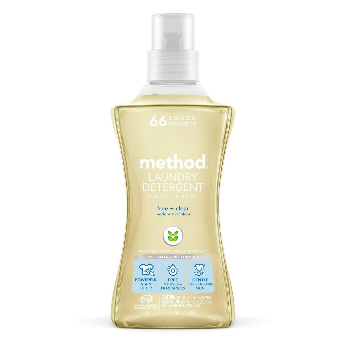 Method Free + Clear Laundry Detergent -  53.5 fl oz | Target