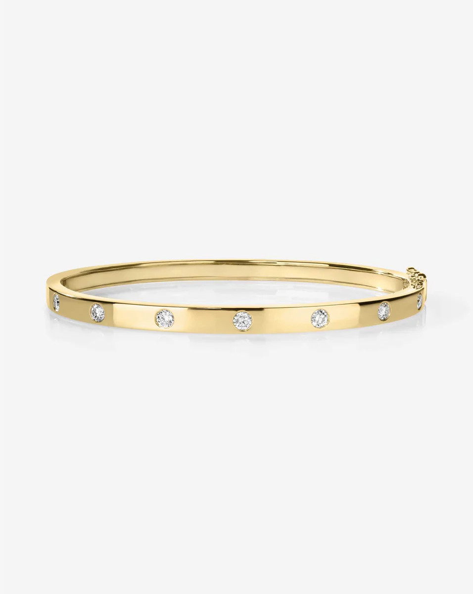 Inlay Diamond Bangle | Ring Concierge