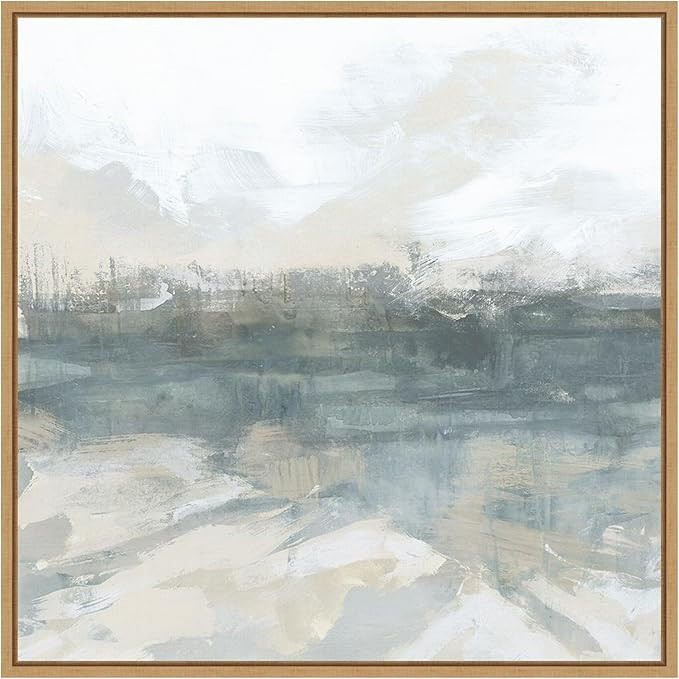 Amanti Art Framed Canvas Wall Art 30x30 Fog Flow I by June Erica Vess, Framed Wall Art Canvas, Ab... | Amazon (US)